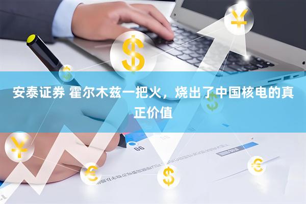 安泰证券 霍尔木兹一把火，烧出了中国核电的真正价值