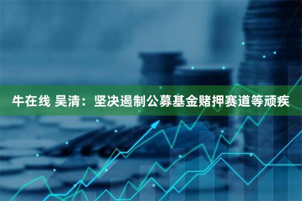 牛在线 吴清：坚决遏制公募基金赌押赛道等顽疾